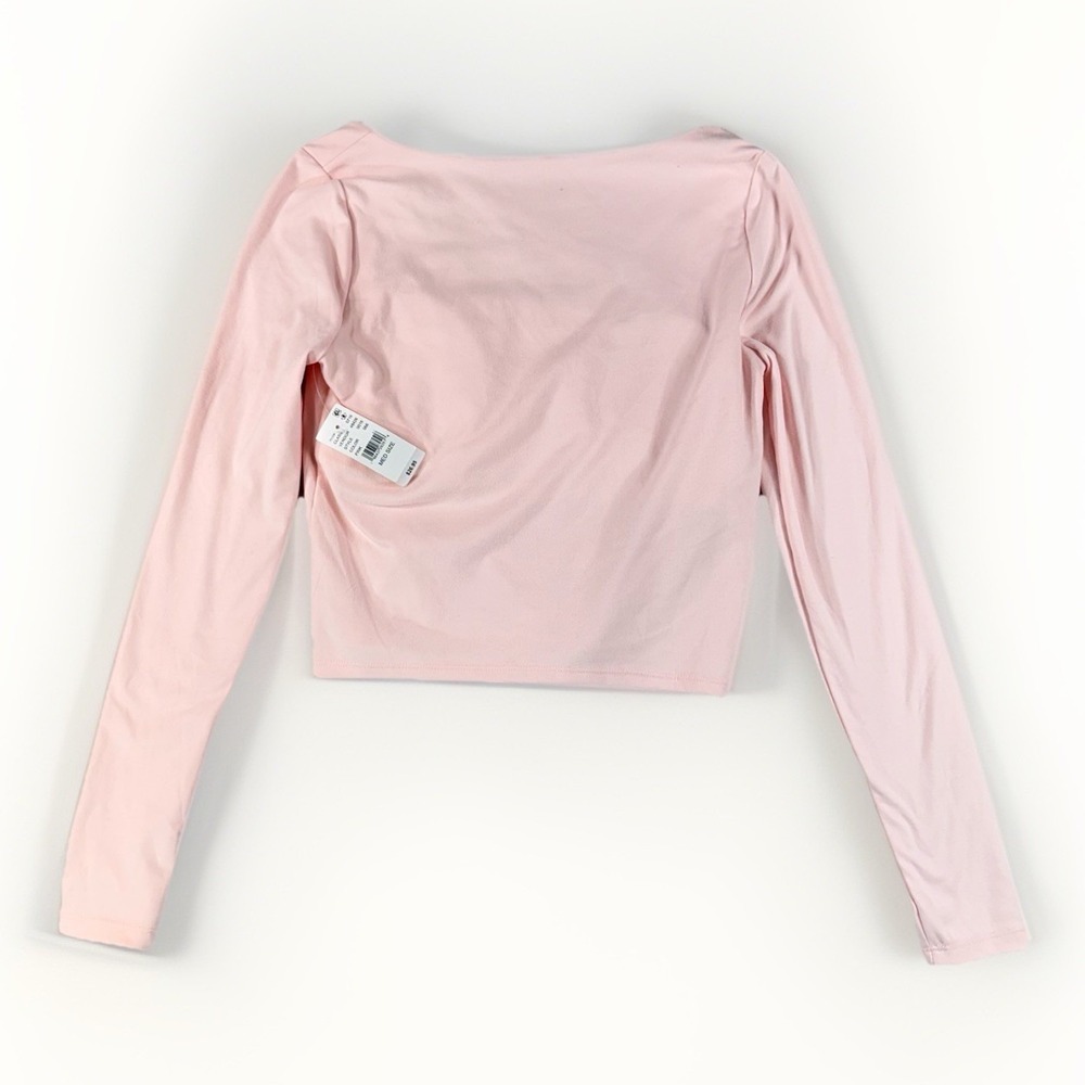 NWT PACSUN Contour Pink Soft Top Y2K Soft Girl Built In Bra Size M Beach Vacay